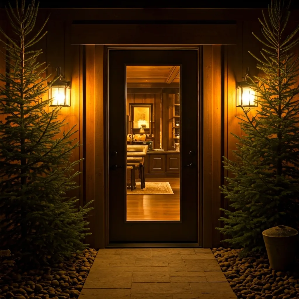 Evening view of a North Idaho lake estate cared for by Special Care Estates